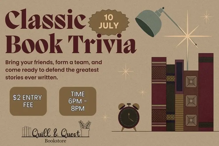 Trivia Night at Quill and Quest Bookstore