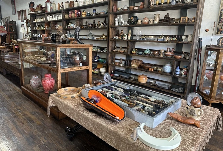 Collectables inside Lavanya&acirc;s Antiques, Uniques & More