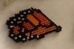 Beaded Butterfly Wings Earrings
