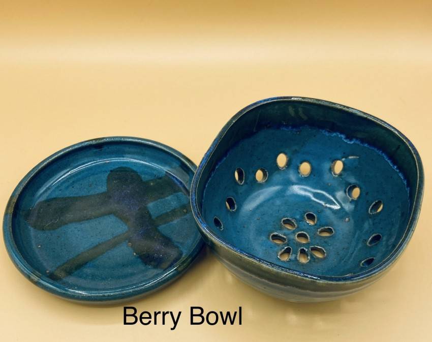 Blue Berry Bowl Colander