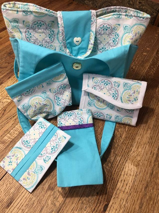 Purse Set #5 – Light Turquoise