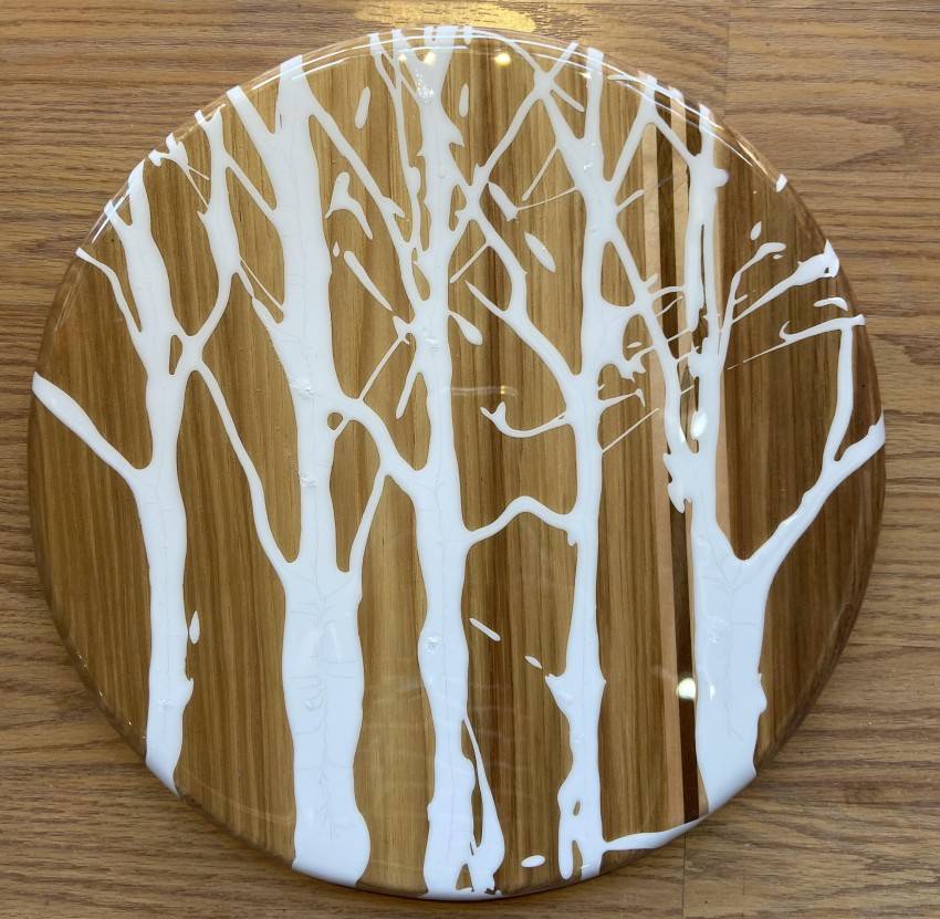 White Birch Lazy Susan
