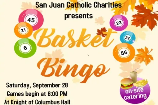 San Juan Catholic Charities Basket Bingo