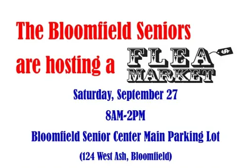 Bloomfield Seniors Flea Market