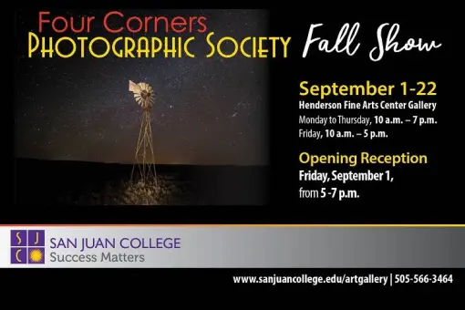 Four Corners Photographic Society Fall Art Exhibit