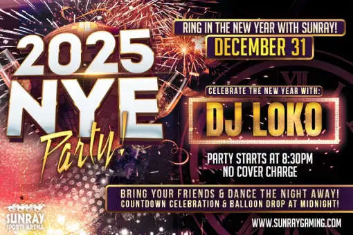 New Year’s Eve at SunRay
