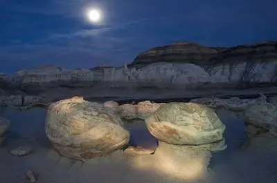 Full Moon Bisti Badlands Hike