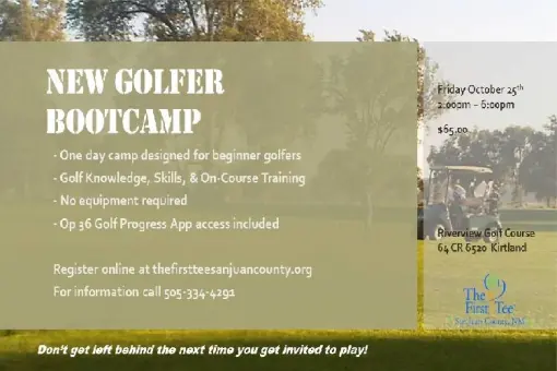 New Golfer Bootcamp for Adults