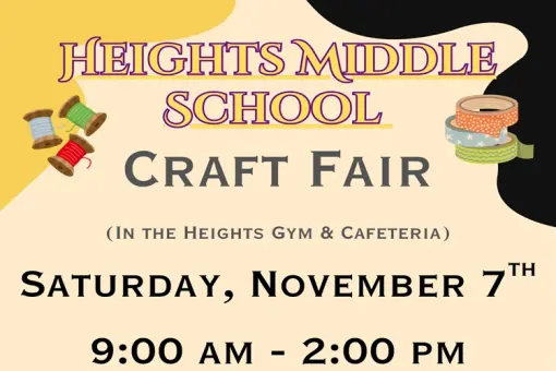 Heights Middle School Craft Fair