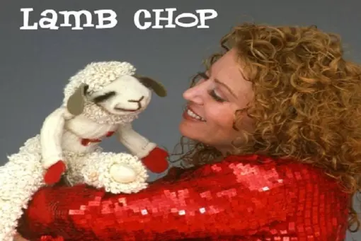 Mallory Lewis with Lamb Chop