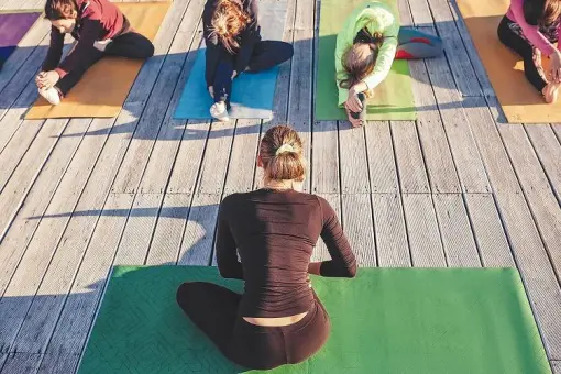 Lift Each Other Up -Yoga On the Patio