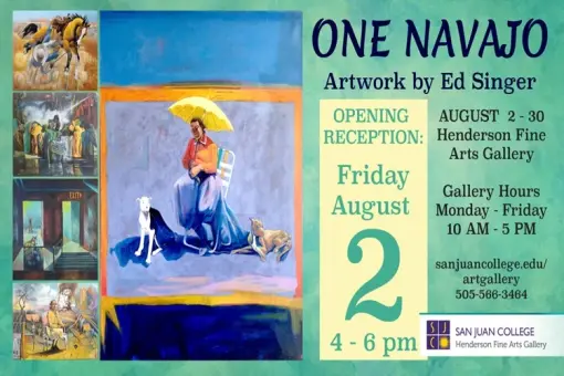 One Navajo Artwork by Ed Singer