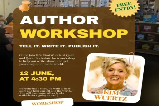 Tell It. Write It. Publish It. Workshop with Kim Wuertz