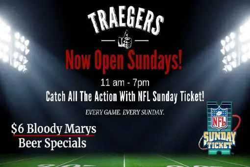 NFL Sunday Ticket At Traegers