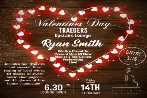 Traegers Upstairs Valentines Day Event