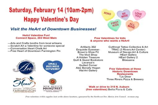 Happy Valentine’s Day from the HeArt of Downtown Farmington