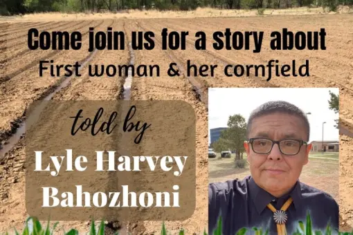 First Woman and Her Cornfield