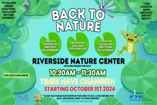 Back to Nature at the Riverside Nature Center