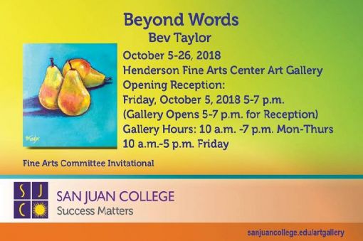 Beyond Words Art Exhibit