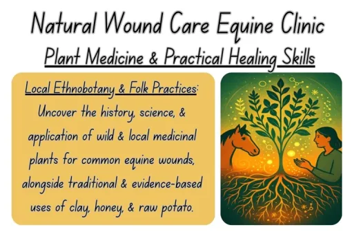 Natural Wound Care Equine Clinic: Plant Medicine and Practical Healing Skills