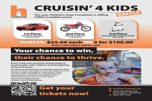 Cruisin' 4 Kids Raffle Drawing