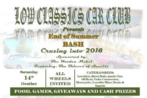 End Of Summer Bash - Cruizing into 2018