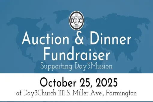 Day3Church Mission Auction & Dinner Fundraiser