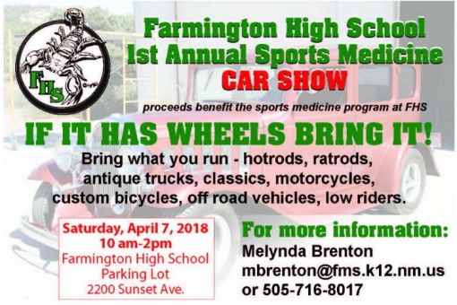 Farmington High School Annual Sports Medicine Car Show