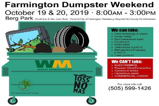 Fall Dumpster Weekend