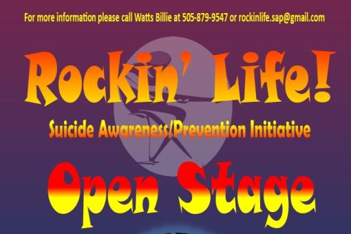 Rockin' Life Suicide Awareness and Prevention Initiative Open Stage