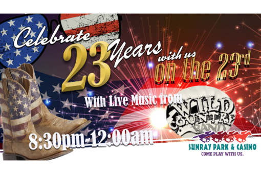 SunRay Park & Casino's 23rd Anniversary Party
