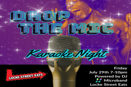 Karaoke Night at Locke St. Eats!!