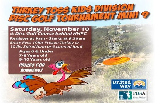 Kids Division Turkey Toss Disc Golf