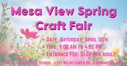 Mesa View Middle School Craft Fair