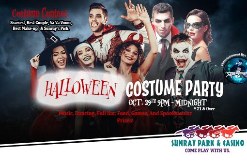 SunRay Park and Casino Halloween Costume Party