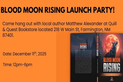 Book Launch Party: Blood Moon Rising by Matthew Alexander