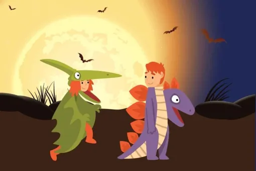 Dinosaur Halloween Party