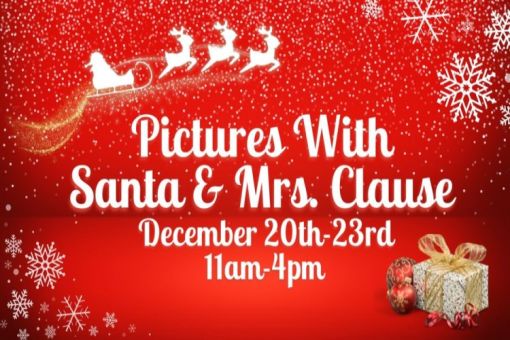 Pictures with Santa & Mrs. Claus at Locke St. Eats