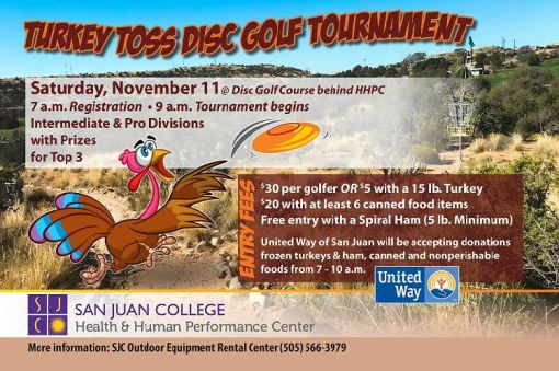Turkey Toss Disc Golf Tournament