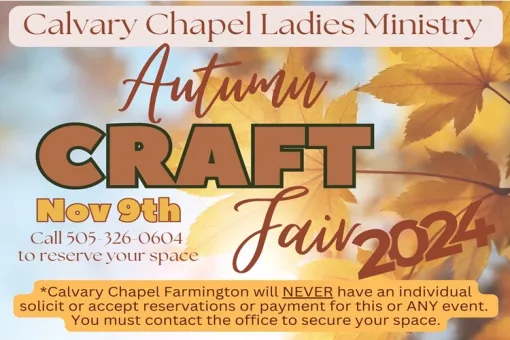 Fall Craft Fair at Calvary Chapel