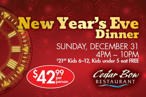 New Year’s Eve Dinner at Northern Edge Casino