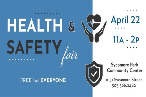 Health Fair on April 22nd from 10a.m. – 2p.m.