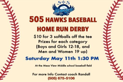 505 Hawks Baseball Home Run Derby