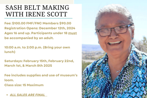 Navajo Sash Belt Class with Irene Scott