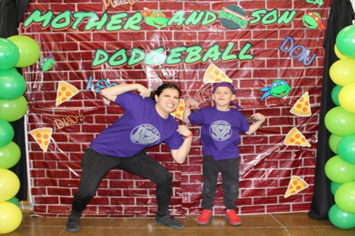 Mother Son Dodgeball & Ice Cream Sundae Bar