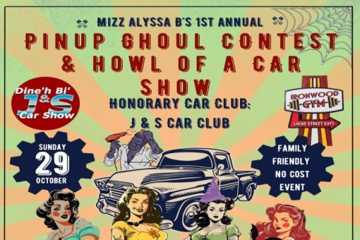 Mizz Alyssa B's 1st annual Pinup Ghoul Contest & Howl of a Car Show