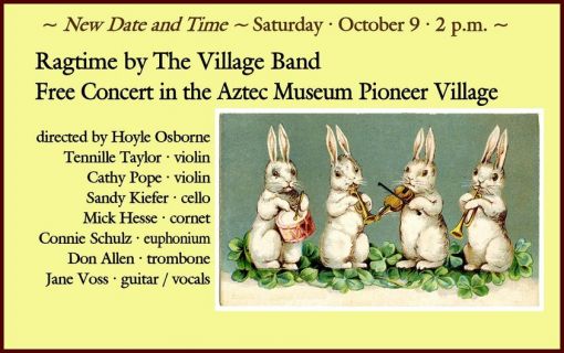 Pioneer Village Concerts: The Village Band plays ragtime