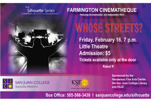 Farmington Cinematheque Series presents Whose Streets?