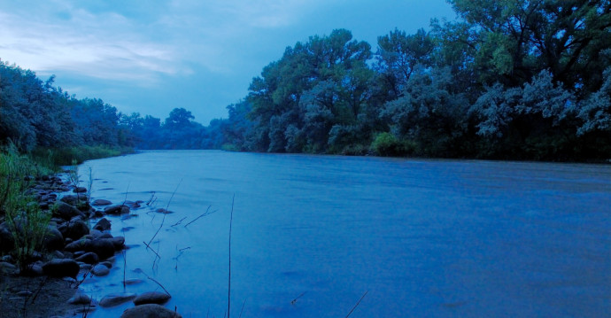 The Animas River in Farmington NM